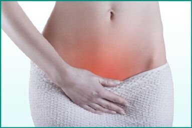 Dolore al perineo in una donna con cistite